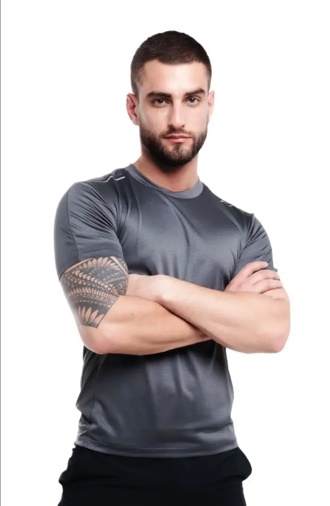 960U Playera Deportiva Cuello Redondo Manga Corta Unisex