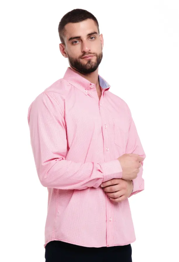 6002CL Camisa Cuadros y Rayas Manga Larga para Caballero