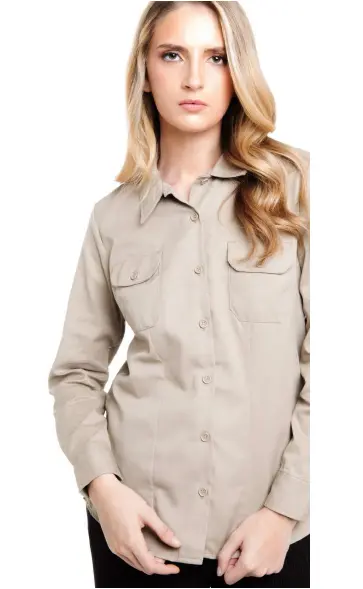 6500DL Blusa de Trabajo Manga Larga para Dama