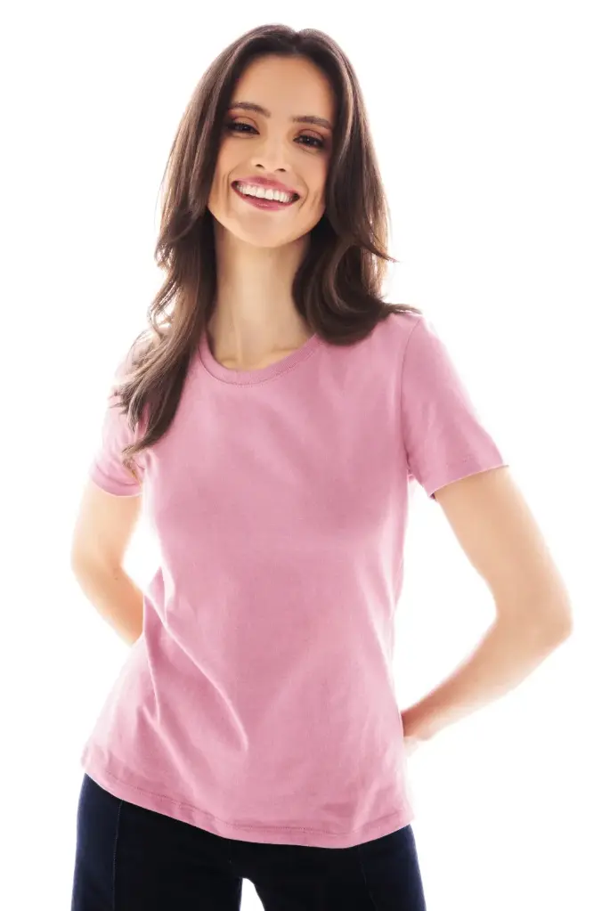 410D Playera Cuello Redondo Manga Corta para Dama