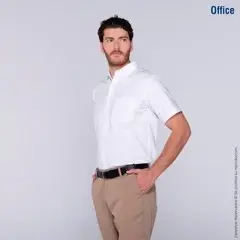 C0604 Camisa Oxford Manga Corta para Caballero